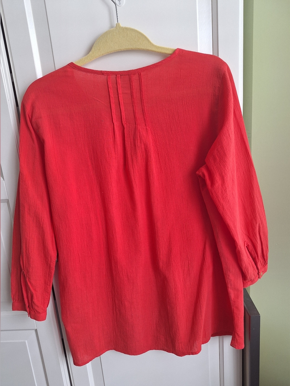 L.L. Bean Cotton Gauze Blouse - Picture 2 of 4
